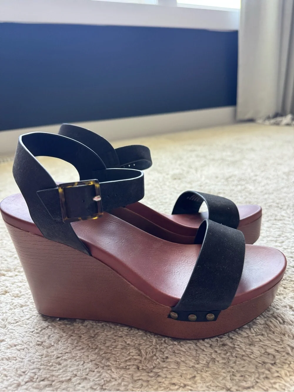 MIA Senna Wedge Sandal Size 10 NWOT